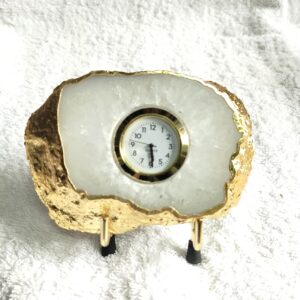 Agate Table Clock