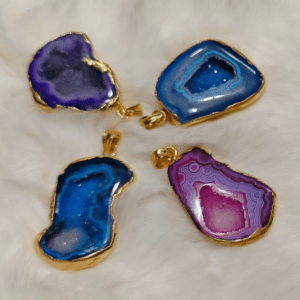 Agate Slices Pendants