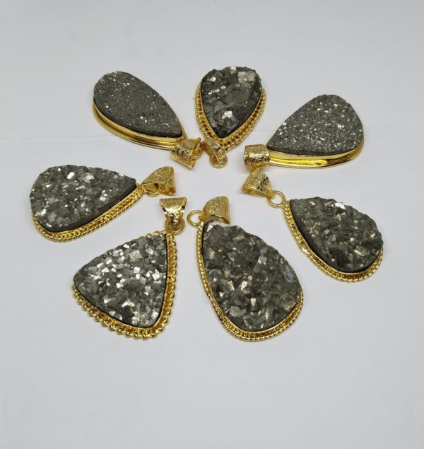 Pyrite Pendant Necklaces