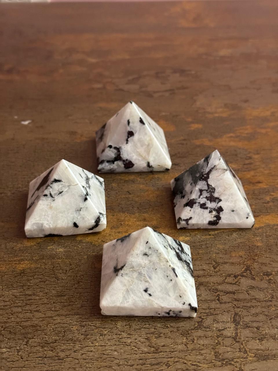 Rainbow Moonstone Pyramid