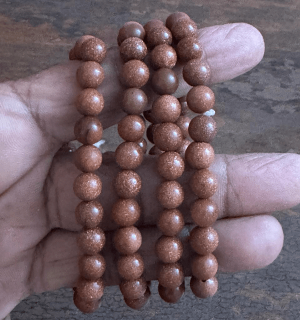 Red Gold Stone Bracelet