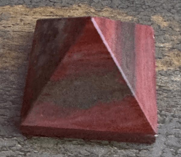 Red jasper Pyramid