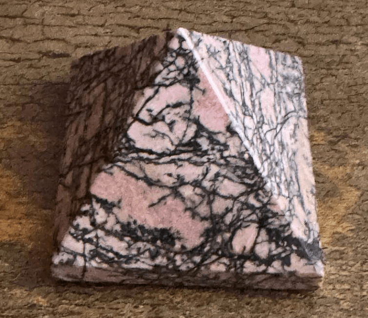 Rohdocrocite Pyramid