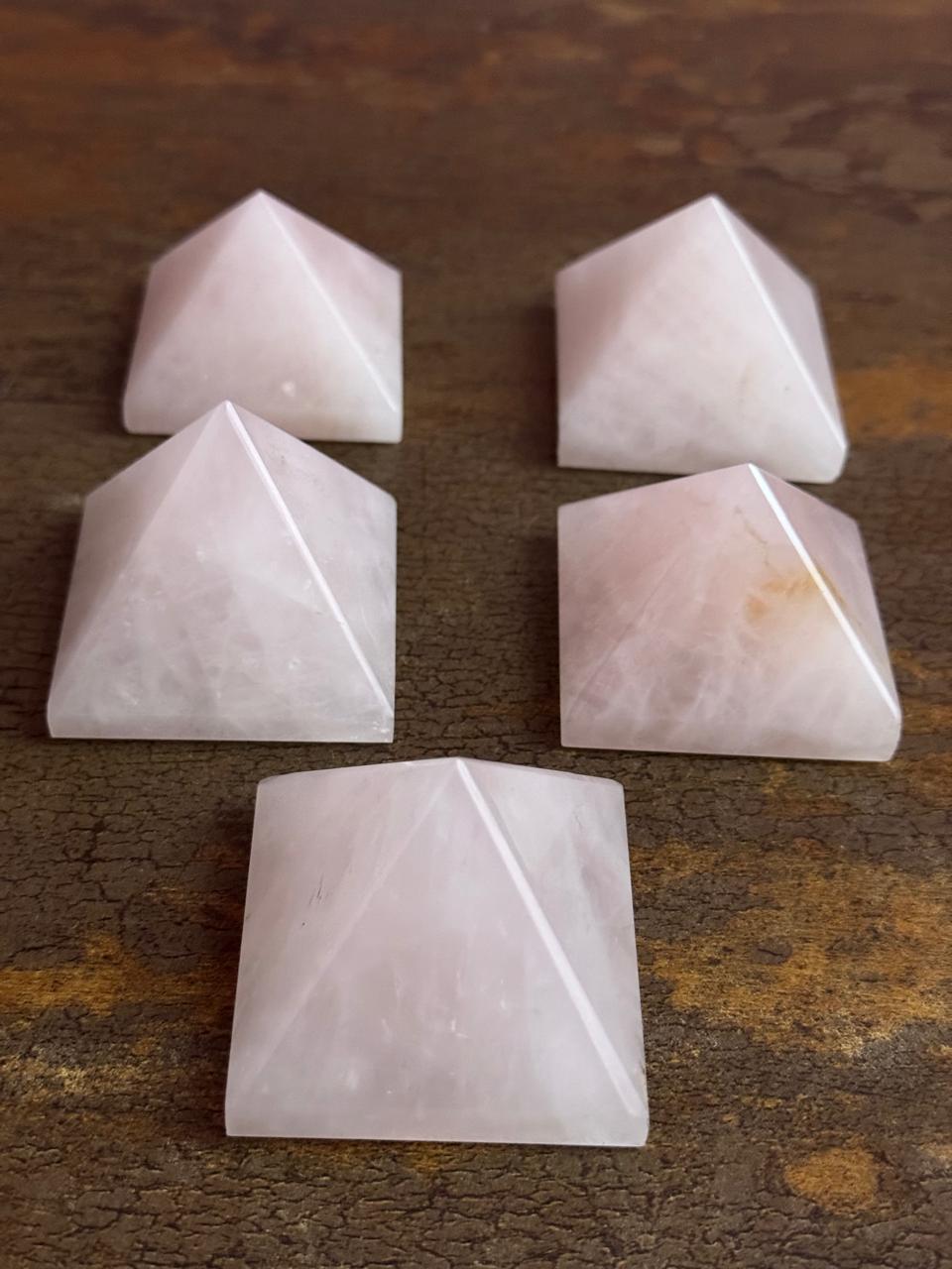 Rose Quartz Pyramid