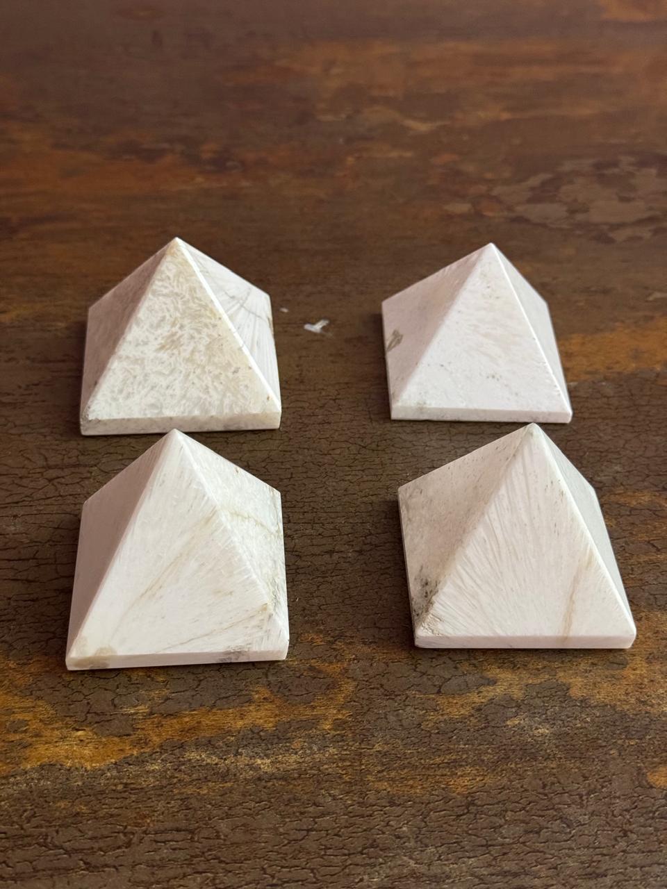 Scolecite Pyramids