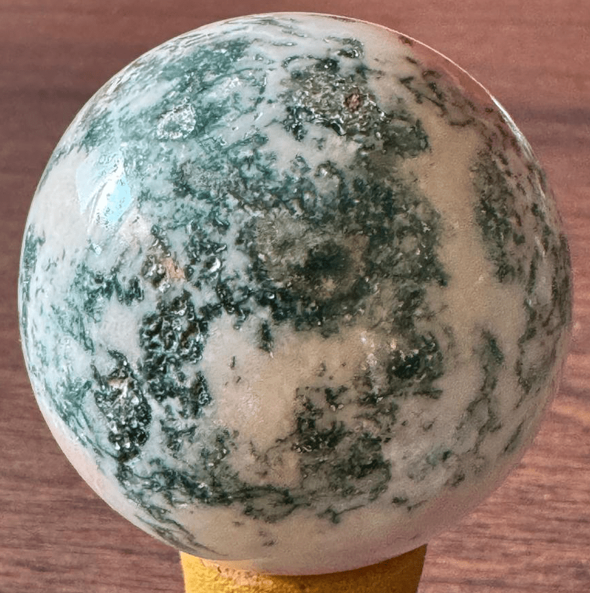 Tree Agate Crystal Sphere